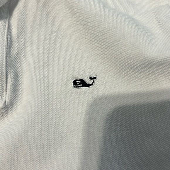 Vineyard Vines White Polo Collar Shirt - Picture 2 of 6